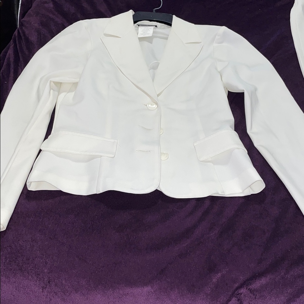Elegant White A-List Pantsuit